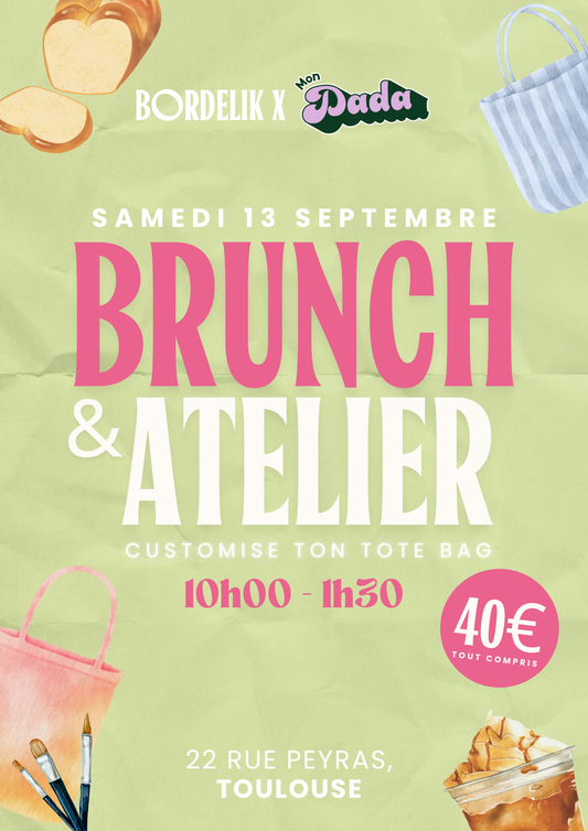 13 Septembre : Atelier Créatif & Gourmand, Bordelik x Mon Dada