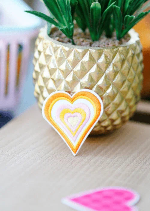 Patchs "Cœurs "Brodés