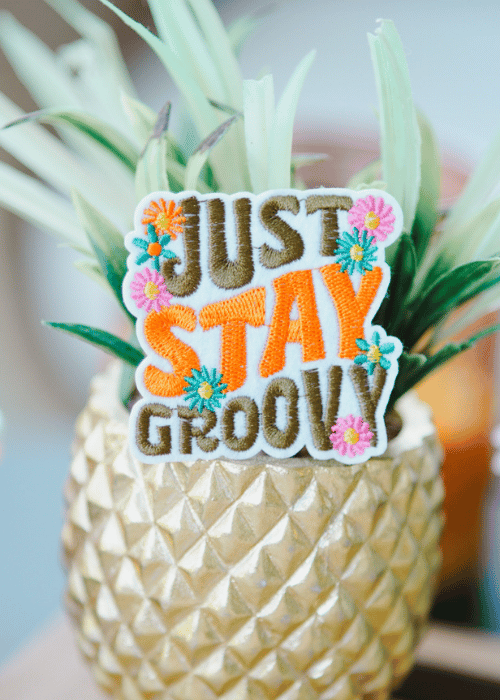 Patchs "Groovy "Brodés