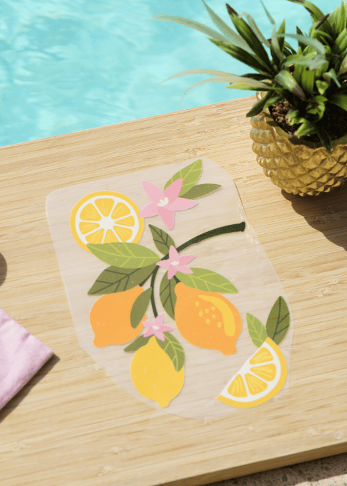 Sticker thermocollant Citrons