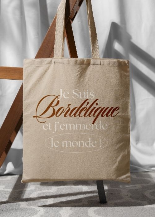 Sticker thermocollant Je suis Bordélique