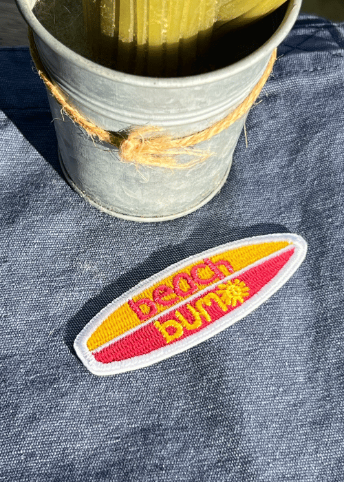 Patch thermocollant Planche Surf Coloré