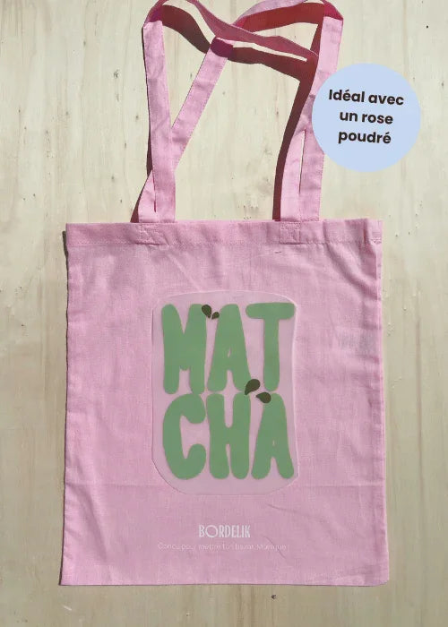 Sticker thermocollant Matcha