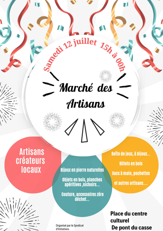 12 Juillet : Marché Semi-Nocturne & Fête à Pont-du-Casse