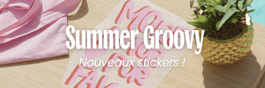 Sticker thermocollant personnalisé à l'unité