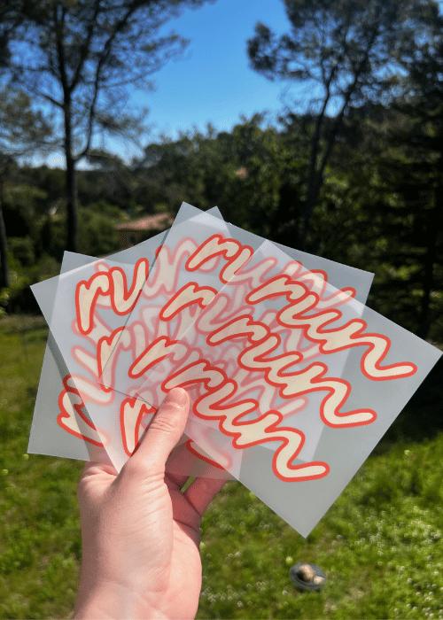 Stickers Thermocollant Textile Personnalisés