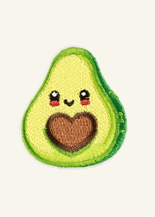 Patch thermocollant Avocat Kawaii