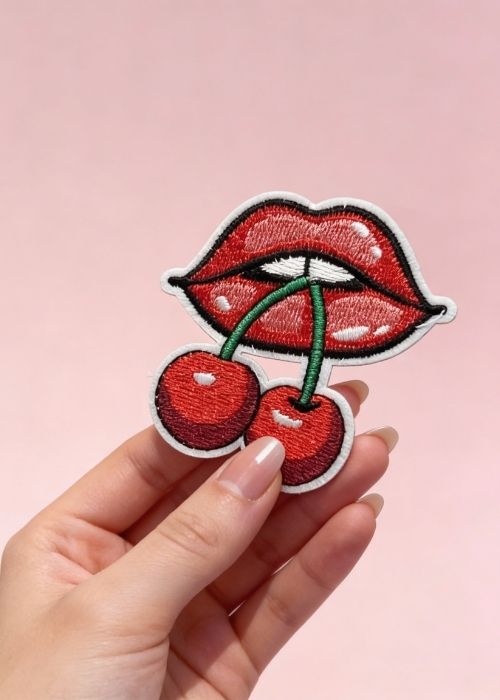 Patch thermocollant Cerise Bouche