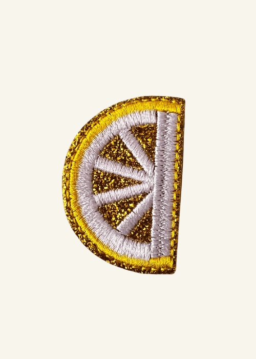 Patch thermocollant Citron Pailleté
