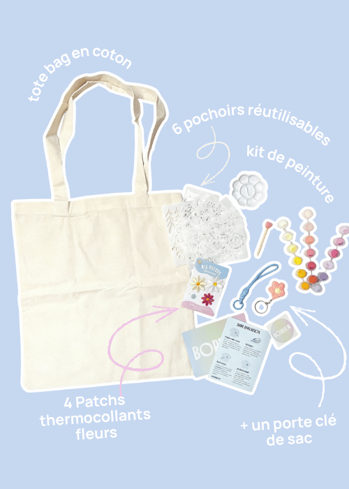 Kit DIY : Mon Tote Bag Fleuri