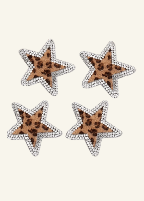 Patch thermocollant Étoile Léopard