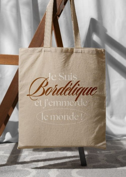 Sticker thermocollant Je suis Bordélique