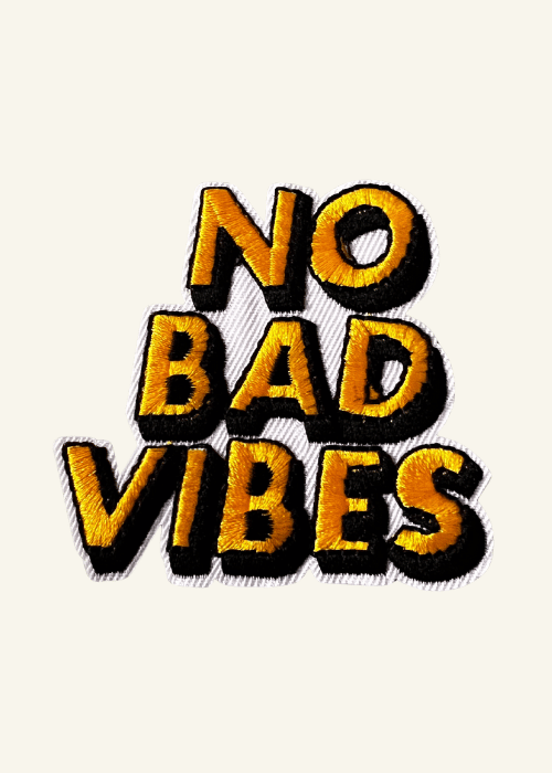 Patch thermocollant No Bad Vibes