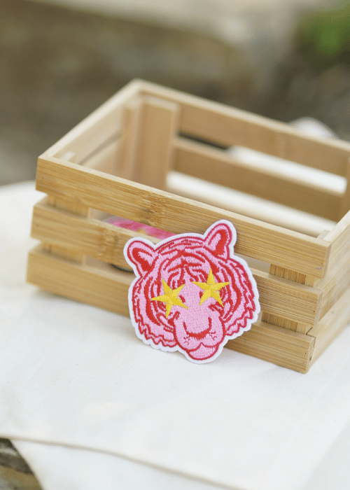 Patch Tigre rose