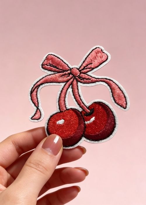 Patch thermocollant Cerise Noeud