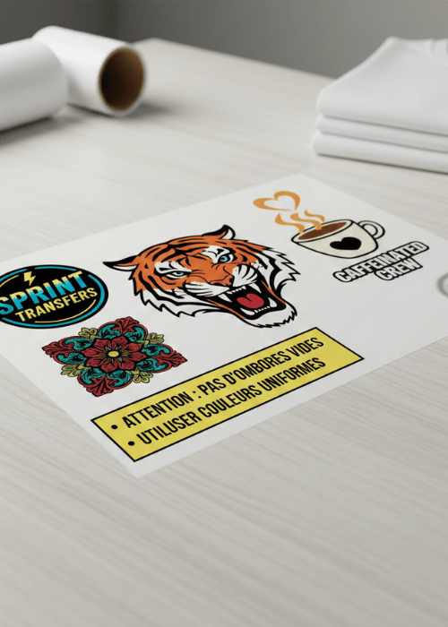 Sticker thermocollant personnalisé