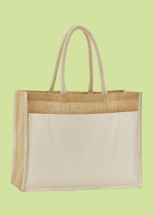 Sac en toile de jute à personnaliser